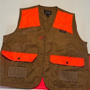 Gamehide Hunting Vest Blaze Orange Brown Shooting Vest Mens Large